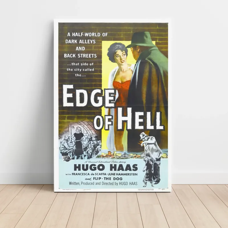 Edge of Hell (1956) Fine Art Movie Poster