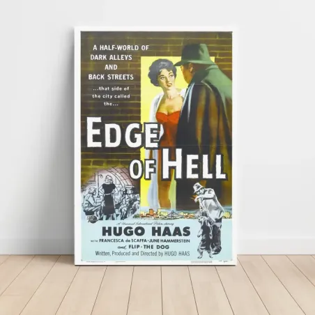 Edge of Hell (1956) Fine Art Movie Poster