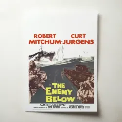 The Enemy Below (1957) Fine Art Movie Poster