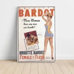 Female and the Flesh (1956) Fine Art Movie Poster