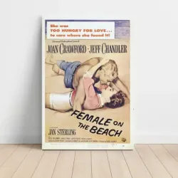 Female on the Beach (1955) Fine Art Movie Poster