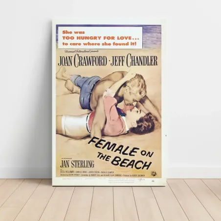 Female on the Beach (1955) Fine Art Movie Poster