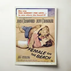 Female on the Beach (1955) Fine Art Movie Poster