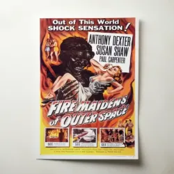 Fire Maidens from Outer Space (1956) Fine Art Movie Poster