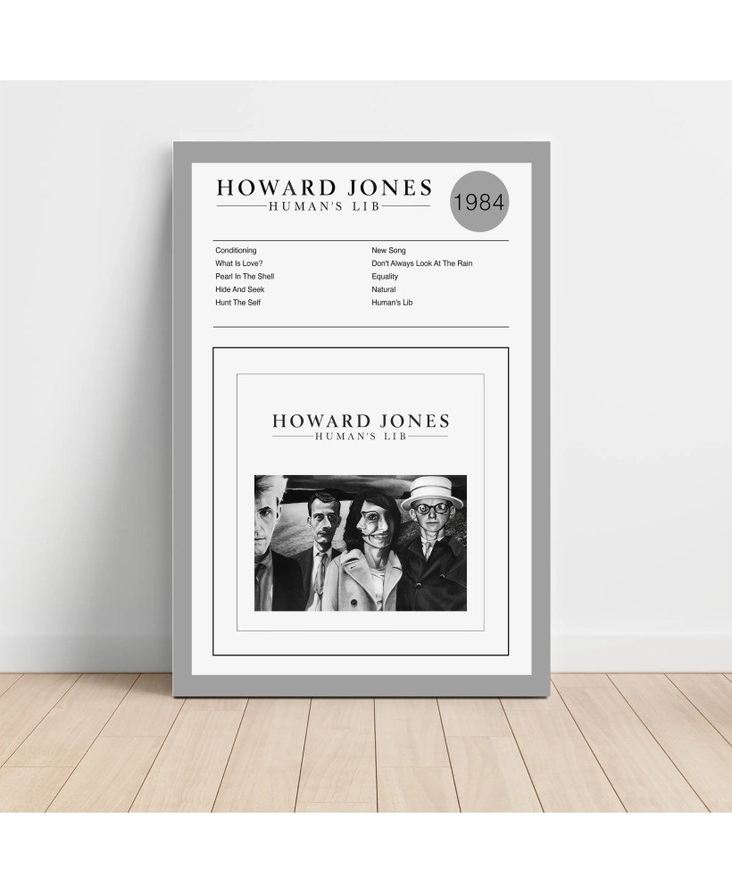 Howard Jones - Humans Lib Fine Art Album Poster