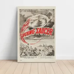 The Flying Saucer (1950) Fine Art Movie Poster