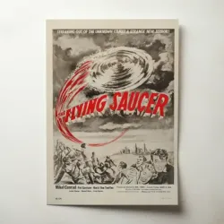 The Flying Saucer (1950) Fine Art Movie Poster