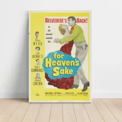For Heaven's Sake (1950) Fine Art Movie Poster