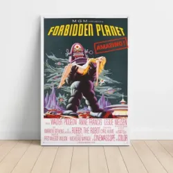 Forbidden Planet (1956) Fine Art Movie Poster