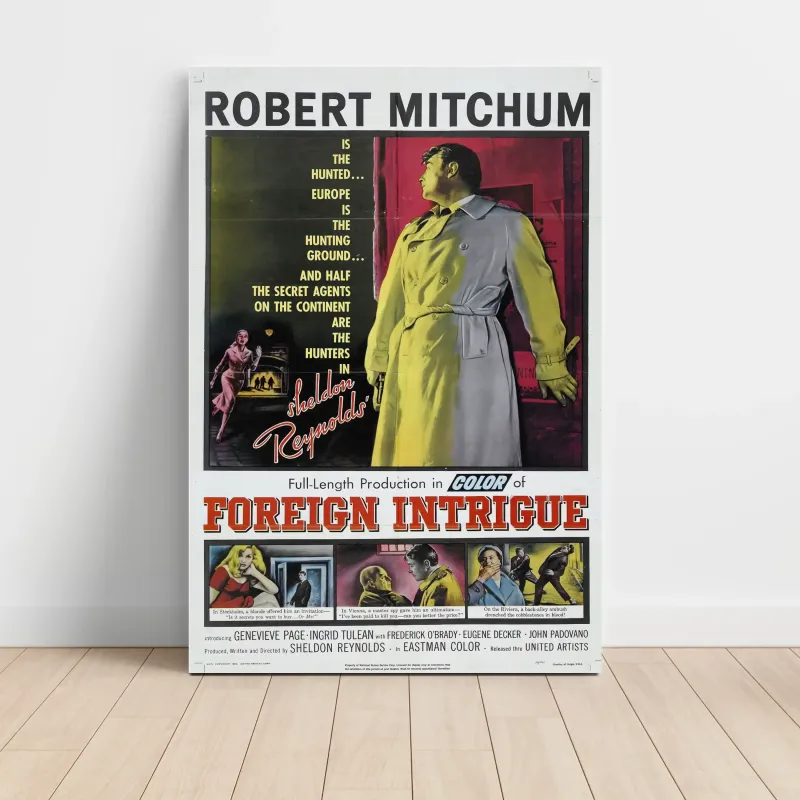 Foreign Intrigue (1956) Fine Art Movie Poster