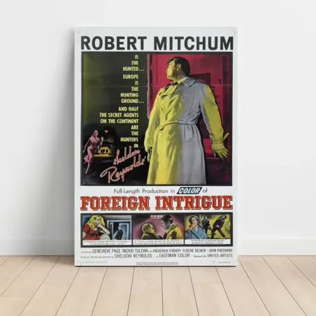 Foreign Intrigue (1956) Fine Art Movie Poster