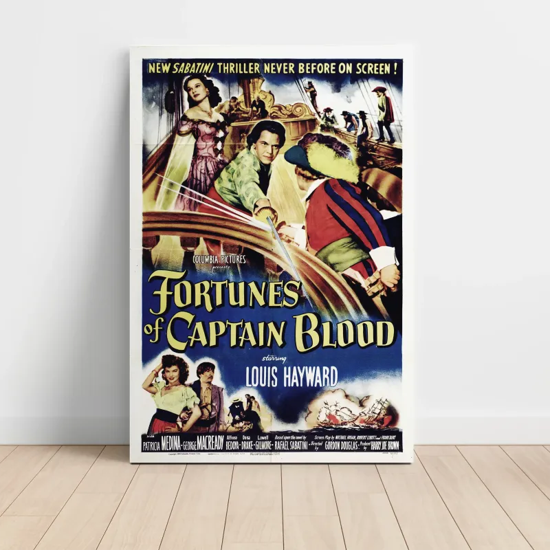 Fortunes of Captain Blood (1950) Fine Art Movie Poster
