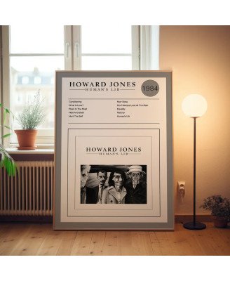 Howard Jones - Humans Lib Fine Art Album Poster