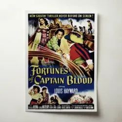 Fortunes of Captain Blood (1950) Fine Art Movie Poster