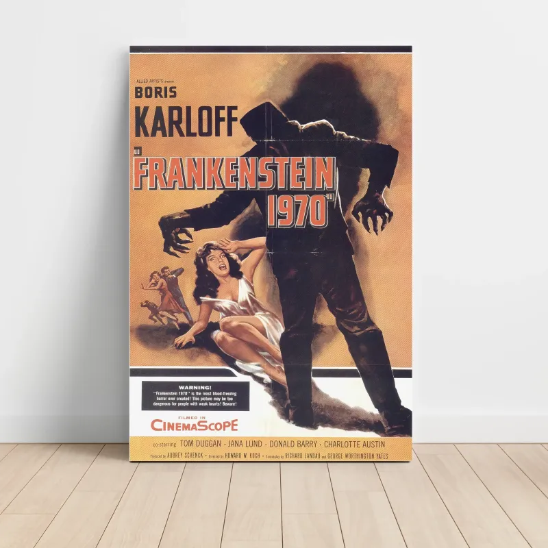 Frankenstein 1970 (1958) Fine Art Movie Poster