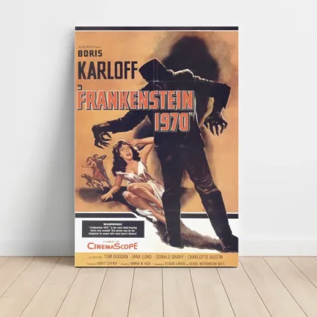 Frankenstein 1970 (1958) Fine Art Movie Poster