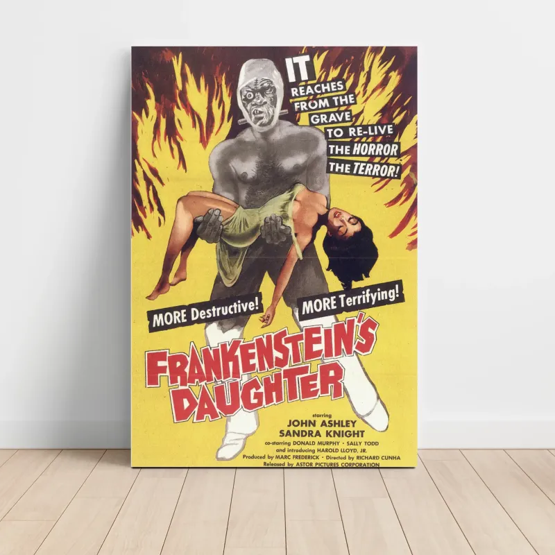 Frankenstein's Daughter (1958) Fine Art Movie Poster