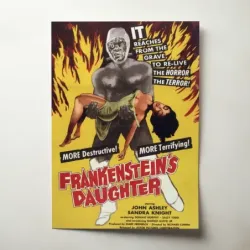 Frankenstein's Daughter (1958) Fine Art Movie Poster