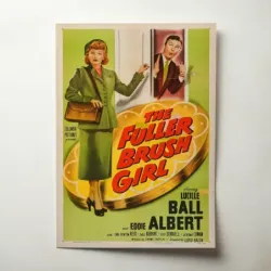 The Fuller Brush Girl (1950) Fine Art Movie Poster