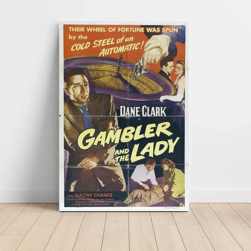 The Gambler and the Lady (1952) Fine Art Movie Poster