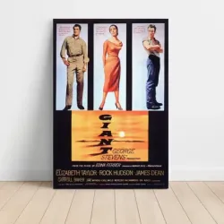 Giant (1956) Fine Art Movie Poster