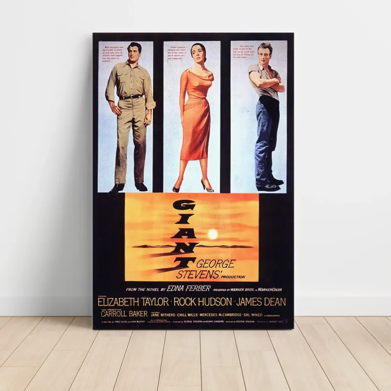 Giant (1956) Fine Art Movie Poster