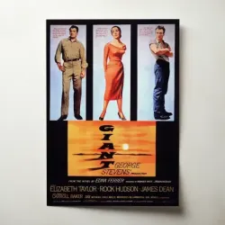 Giant (1956) Fine Art Movie Poster