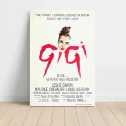 Gigi (1958) Fine Art Movie Poster