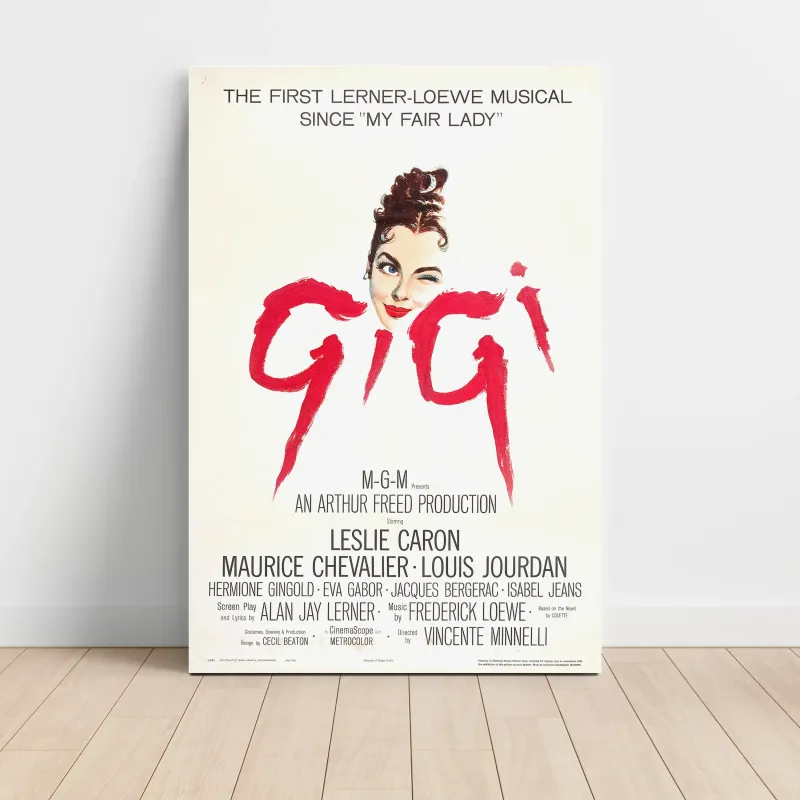 Gigi (1958) Fine Art Movie Poster