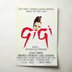 Gigi (1958) Fine Art Movie Poster