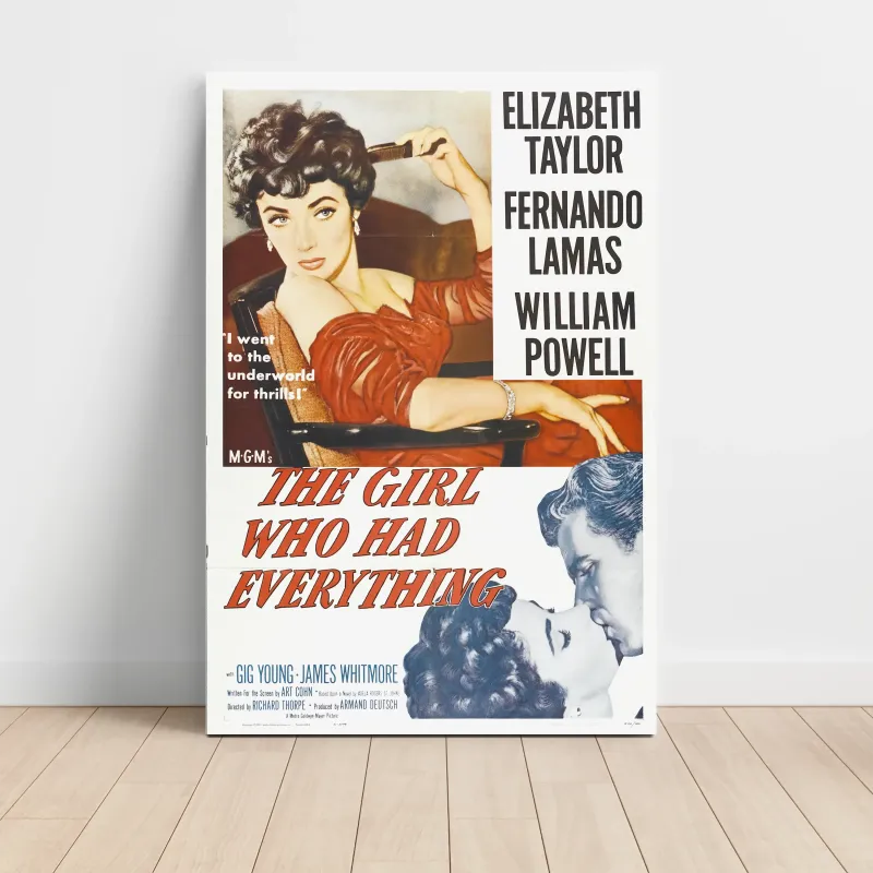 The Girl Who Had Everything (1953) Fine Art Movie Poster
