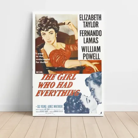 The Girl Who Had Everything (1953) Fine Art Movie Poster
