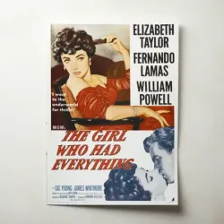 The Girl Who Had Everything (1953) Fine Art Movie Poster
