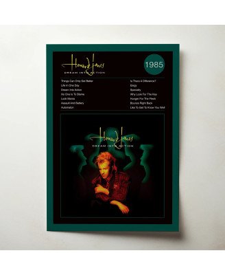 Howard Jones – Dream Into Action Fine Art Album Poster