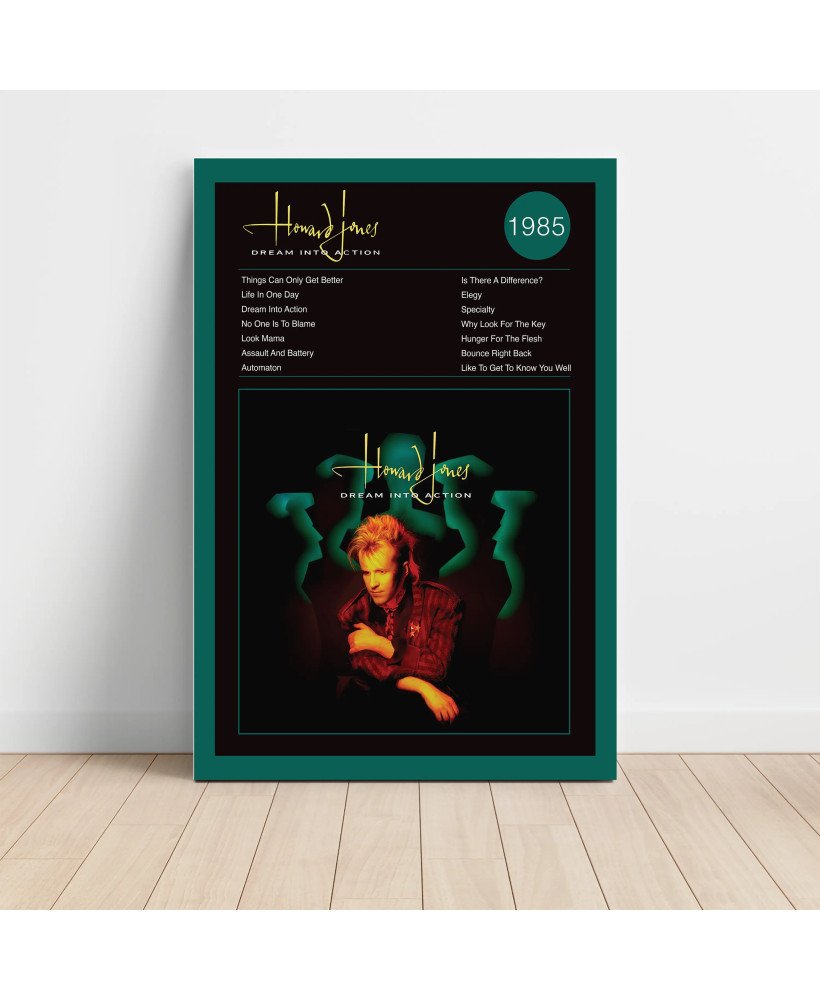 Howard Jones – Dream Into Action Fine Art Album Poster