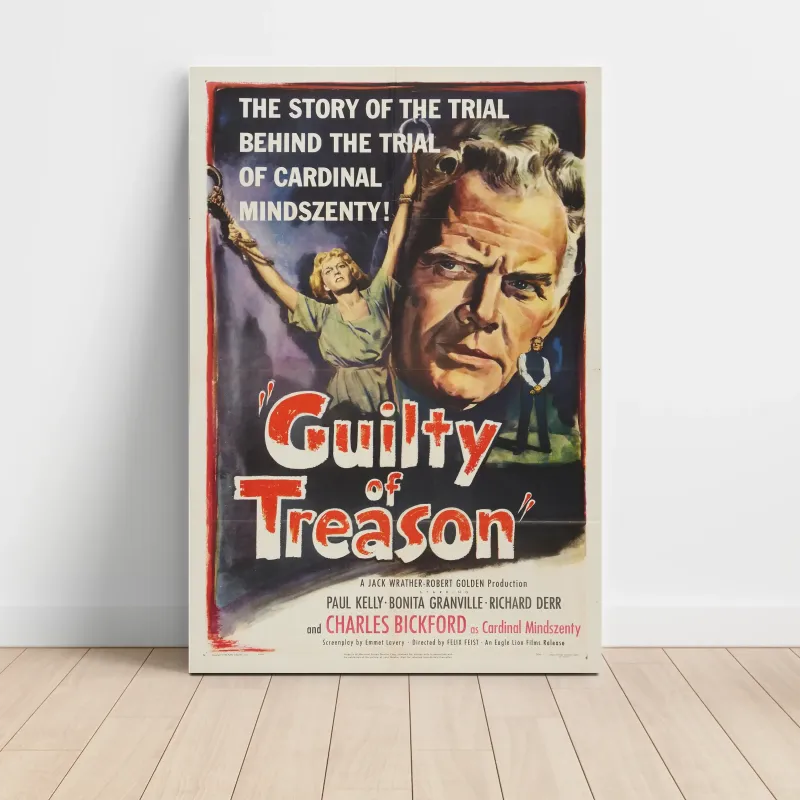 Guilty of Treason (1950) Fine Art Movie Poster
