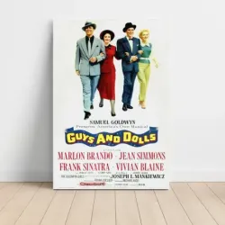 Guys and Dolls (1955) Fine Art Movie Poster