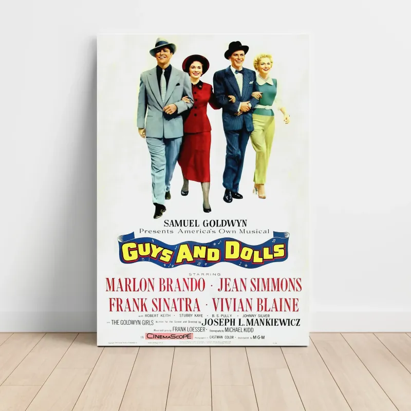 Guys and Dolls (1955) Fine Art Movie Poster