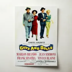 Guys and Dolls (1955) Fine Art Movie Poster