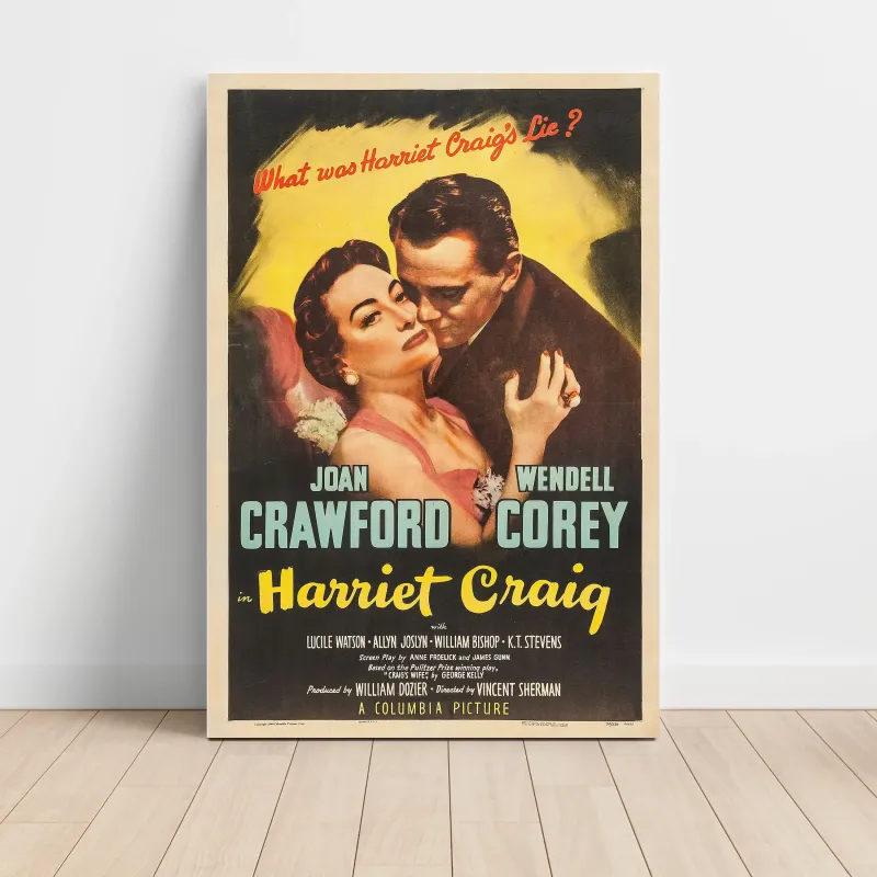 Harriet Craig (1950) Fine Art Movie Poster