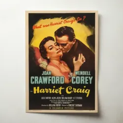 Harriet Craig (1950) Fine Art Movie Poster
