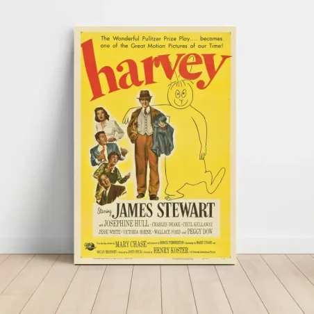 Harvey (1950) Fine Art Movie Poster