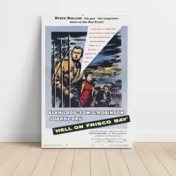 Hell on Frisco Bay (1956) Fine Art Movie Poster