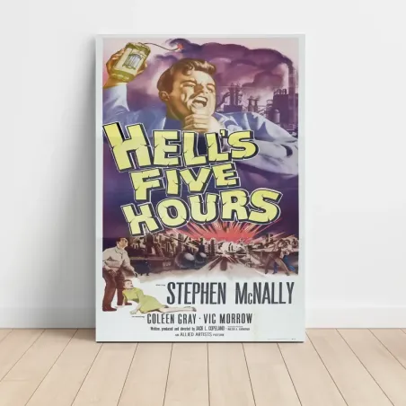 Hell's Five Hours (1958) Fine Art Movie Poster