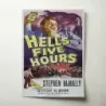 Hell's Five Hours (1958) Fine Art Movie Poster