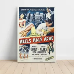 Hell's Half Acre (1954) Fine Art Movie Poster