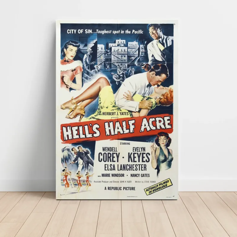 Hell's Half Acre (1954) Fine Art Movie Poster