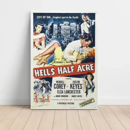 Hell's Half Acre (1954) Fine Art Movie Poster