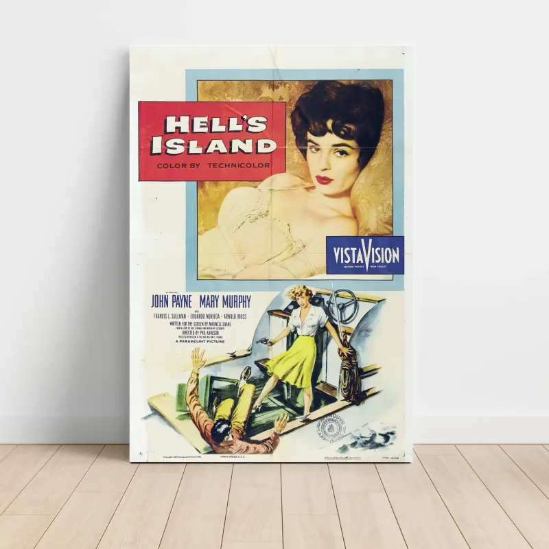 Hell's Island (1955) Fine Art Movie Poster