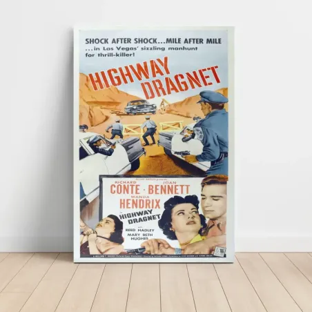 Highway Dragnet (1954) Fine Art Movie Poster